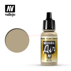 Vallejo - Acrilico Model air Sand Beige, Bote 17 ml, Ref: 71.244