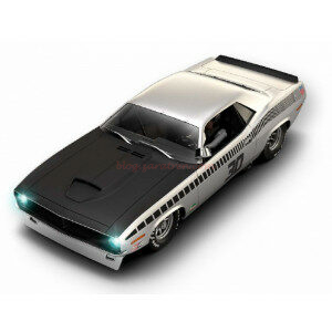 Scalextric - Plymouth Barracuda Silver, Escala 1/32, Ref: U10432S300