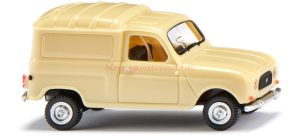 Wiking - Renault R4 " Furgoneta ", Con maletero y gran portón, Epoca III, Escala H0, Ref: 022505