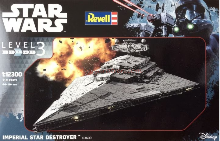 Revell – Imperial Star Destroyer, Star Wars, Escala 1:12300, Ref: 03609.