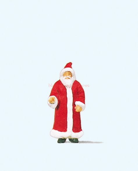 Preiser – Papá Noel con gabardina, 1 figura, Escala H0, Ref: 29029.