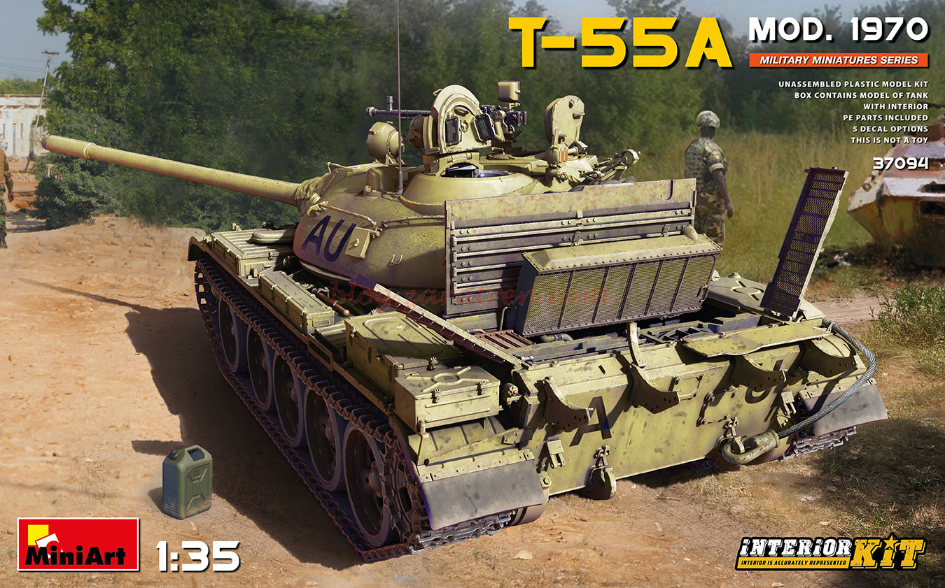 Miniart Models – Tanque T-55A , Escala 1:35, Ref: 37094.