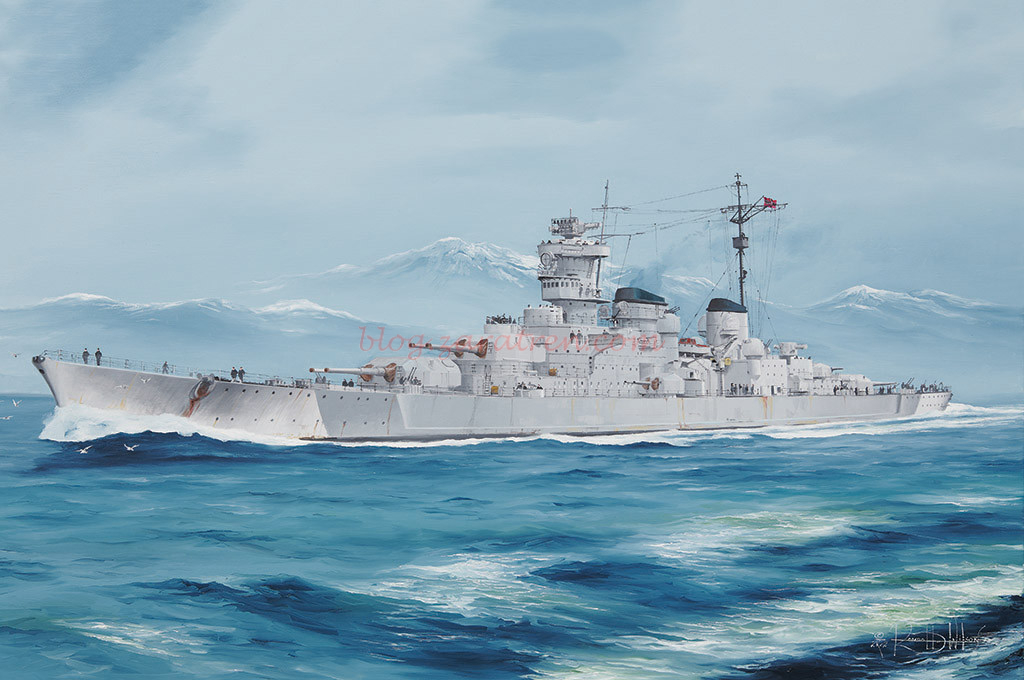 Trumpeter – Barco DKM O Class Battlecruiser Barbarossa, Escala 1:350, Ref: 05370