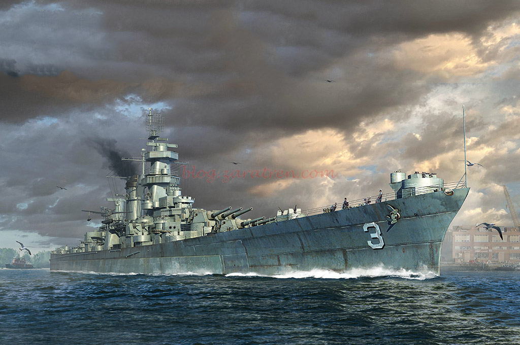 Trumpeter – Barco USS Hawaii CB-3, Escala 1:700, Ref: 06740