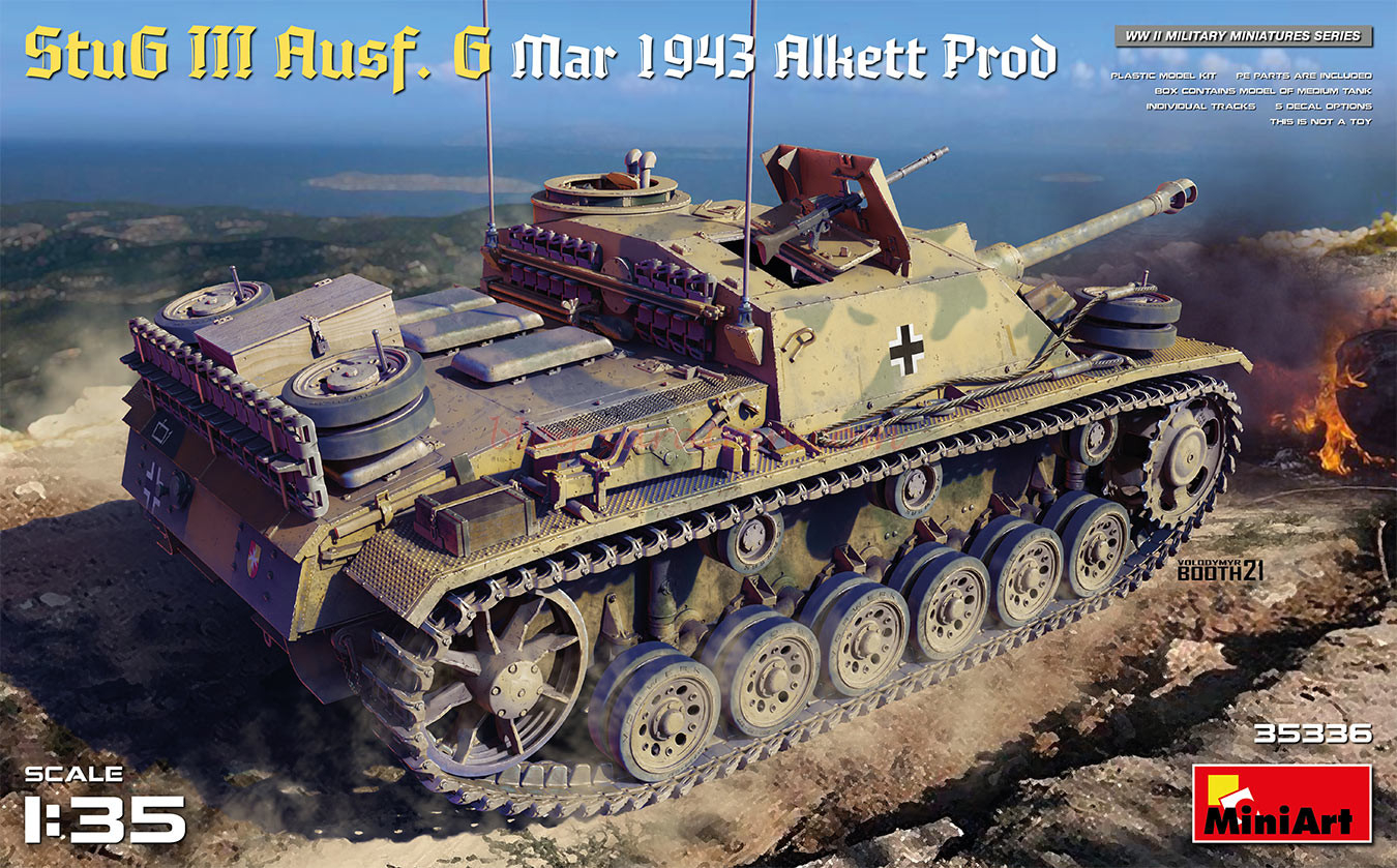 Miniart Models – Tanque StuG III Ausf. G, Escala 1:35, Ref: 35336