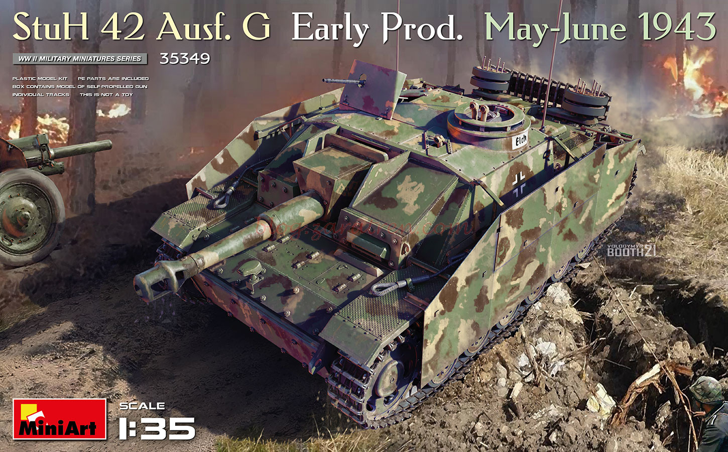 Miniart Models – Tanque StuH 42 Ausf. G, Escala 1:35, Ref: 35349