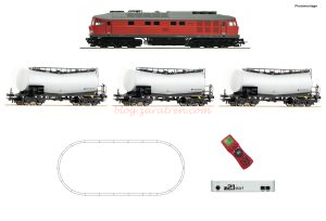 Roco - Set de iniciación Loc. Diesel clase 232, DB AG, Con cuatro vagones M., Digital, Z21 y mando, Ref: 51340