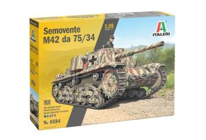 Italeri - Tanque Semovente M42 da 75/34, Escala 1:35, Ref: 6584