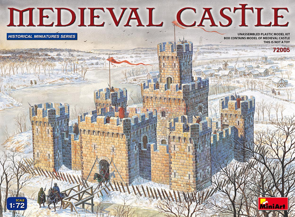 Miniart – Castillo Medieval, Escala 1:72, Ref: 72005.