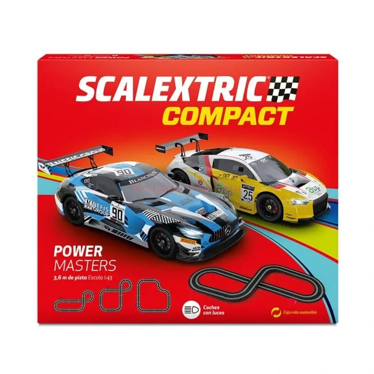 Scalextric – Power Masters, Escala 1/43 Compact, Ref: C10369S500