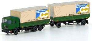 Minis Lemke - Camión MAN F90 con remolque intercambiable, " Cretschmar Cargo ", Escala N, Ref: LC4632