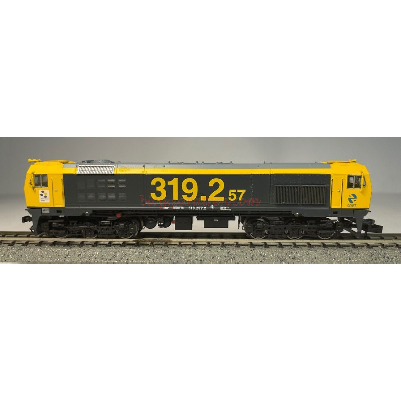 Toptrain – Locomotora 319 » Mercancias Renfe » 319-257-2, Escala N, Ref: TT70114.