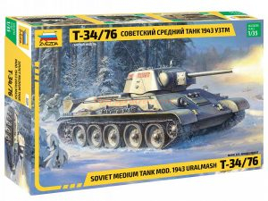 Zvezda - Tanque Medio Soviético T-34/76, Escala 1:35, Ref: 3689
