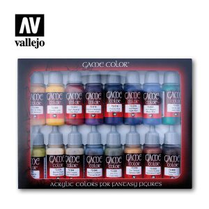 Vallejo - Set basico Game Color, 16 botes de 17 ml. Ref: 72.298