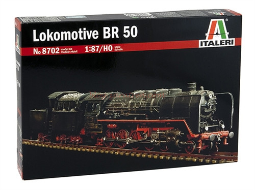 Italeri – Locomotora BR50, Kit de Plástico para montar, Escala 1:87, Ref: 8702.