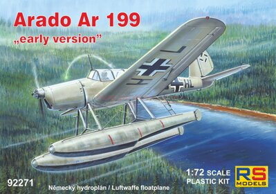 Rs Models – Avión Arado Ar 199, Escala 1:72, Ref: 92271