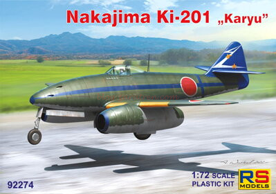 Rs Models – Avión Nakajima Ki-201 «Karyu», Escala 1:72, Ref: 92274