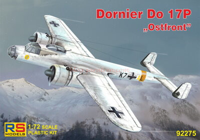 Rs Models – Avión Dornier Do 17 P, Escala 1:72, Ref: 92275