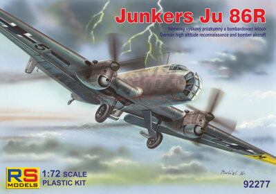 Rs Models – Avión Junkers Ju 86R, Escala 1:72, Ref: 92277