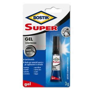 Bostik - Adhesivo Super gel Instantaneo, 3 Gramos, Ref: D2740