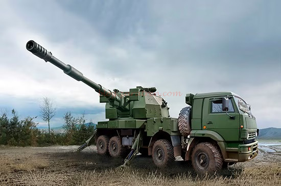 Trumpeter – Vehiculo Russian 2S35-1 Koalitsiya-SV KSh, Escala 1:35, Ref: 01085.