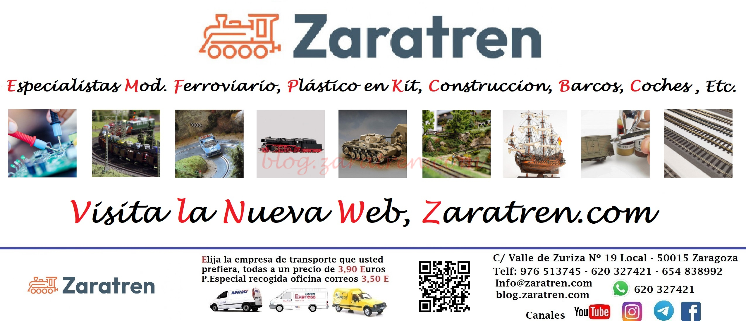 Presentación de nuestra nueva web ZARATREN.COM.