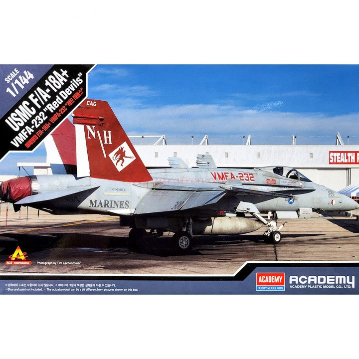 Academy – Avión USMC F/A-18A+, Escala 1:144, Ref: 12627