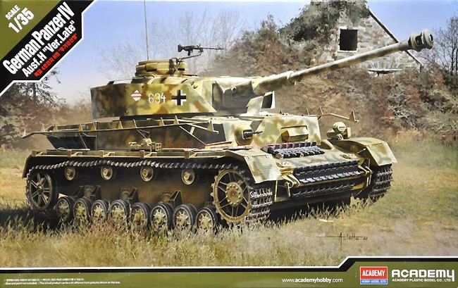 Academy – Tanque Panzer IV Ausf. H (late), Escala 1:35, Ref: 13528