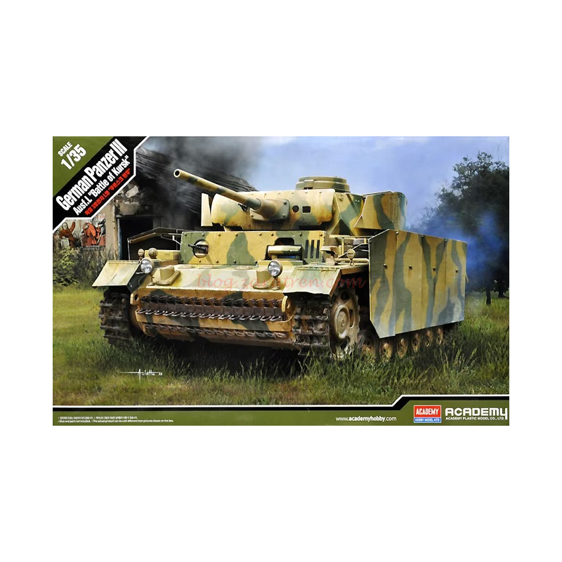 Academy – Tanque Panzer Alemán Ⅲ Ausf.L, Escala 1:35, Ref: 13545