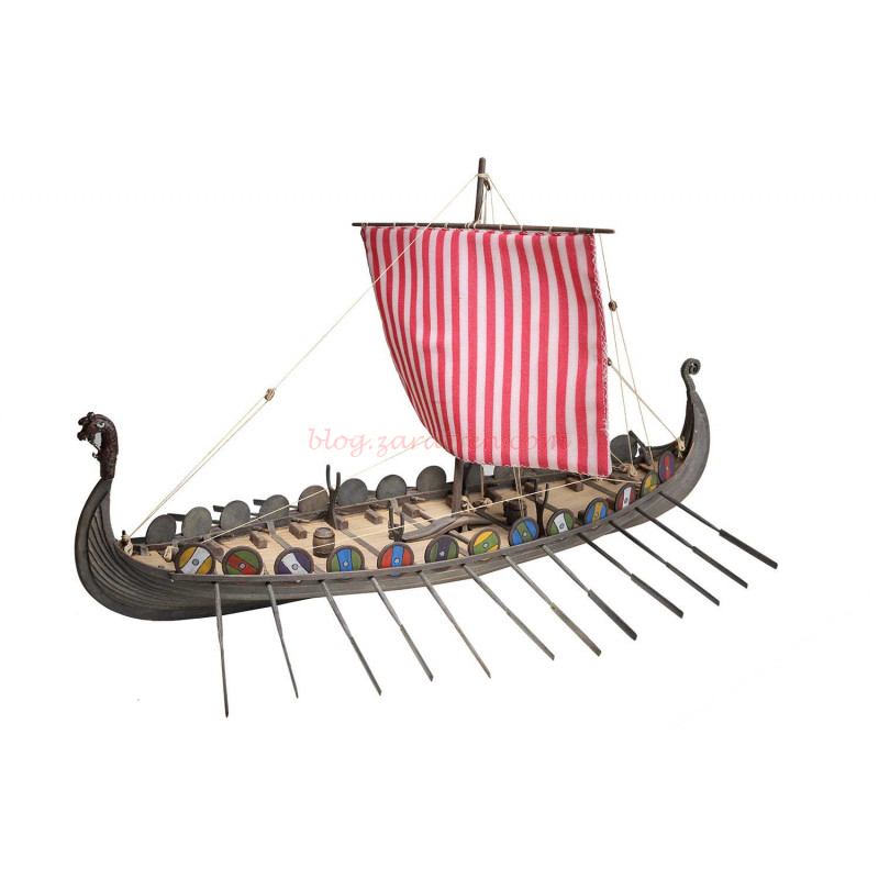 Disarmodel – Drakkar Vikingo, Escala 1:48, Siglo X, Ref: 20164