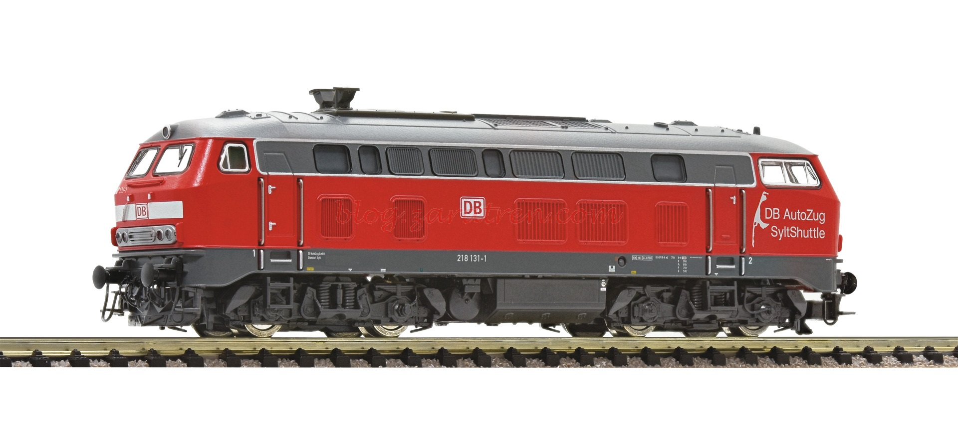 Fleischmann – Locomotora diesel 218 131-1 DB AG, Analogico, Epoca VI, Escala N, Ref: 724222