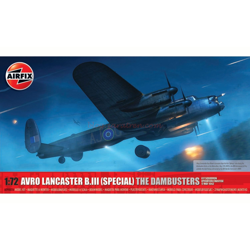 Airfix – Avión Avro Lancaster B.III (Special), Escala 1:72, Ref: A09007A