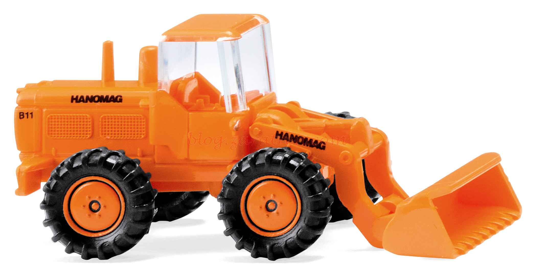 Wiking – Excavadora Hanomag B11, Color Naranja, Ref: 097403