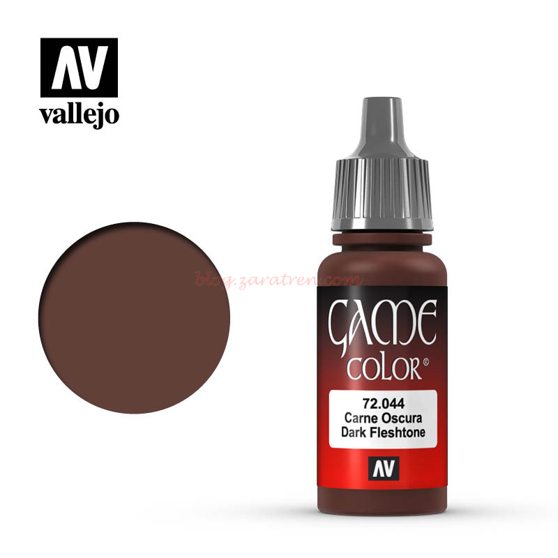 Vallejo – Acrilico Game Color, Carne Oscura, Bote de 17 ml, Ref: 72.044