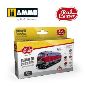 Ammo - Set de Rail Center, Locomotoras Alemanas de la DB, Epoca V. Ref: AMMO.R-1003