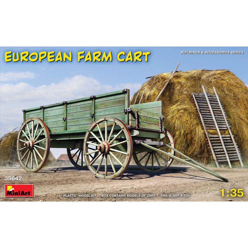 Miniart – Carro Granja Europeo, Escala 1:35, Ref: 35642