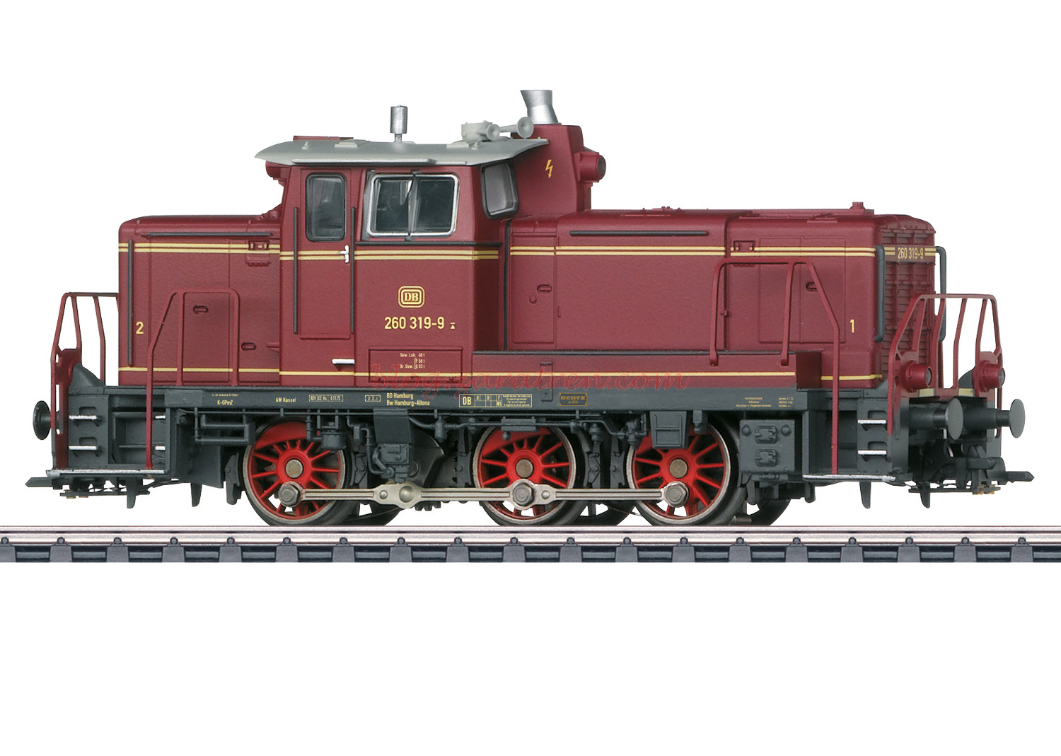 Marklin – Locomotora Diésel serie 260, DB , AC, Digital con Sonido, Epoca IV, Escala H0, Ref: 37689