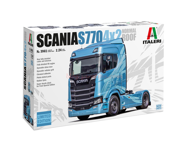 Italeri – Camión Scania S770 4×2 Techo, Escala 1:24, Ref: 3961