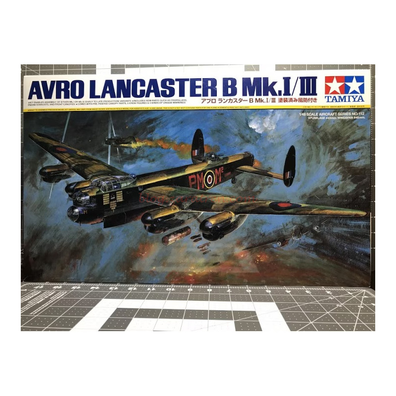 Tamiya – Avión Avro Lancaster B Mk. I/III, Escala 1:48, Ref. 61112
