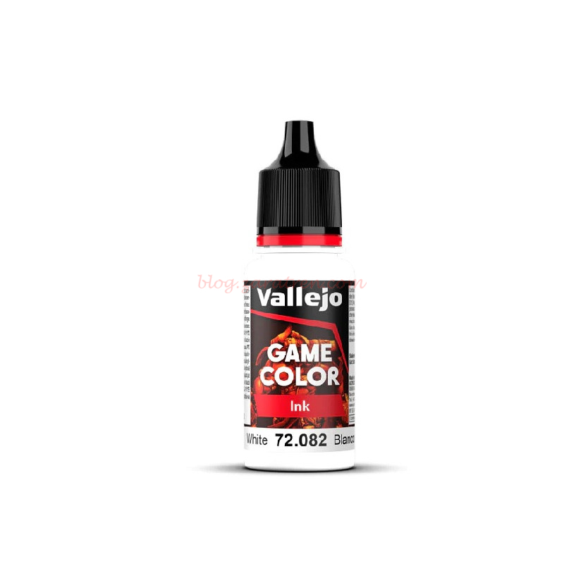 Acrilico Game Color, Ink Blanco, Bote de 17 ml, Ref: 72.082