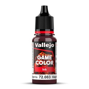 Vallejo - Acrilico Game Color, Ink Magenta, Bote de 17 ml, Ref: 72.083