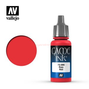Vallejo - Acrilico Game Color, Tinta Rojo, Bote de 17 ml, Ref: 72.086
