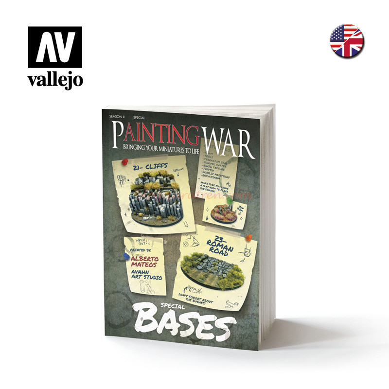 Vallejo – Painting War: Bases ( EN INGLES ), Ref: 75.045