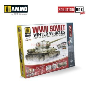 Ammo Mig Jimenez - SOLUTION BOX MINI (20), Cómo Pintar Vehículos Invernales Soviéticos de la 2GM. Ref: A.MIG-7903