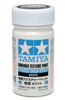 Tamiya – Diorama texture paint, Powder Snow Effect, 100 ml. Ref: 87120