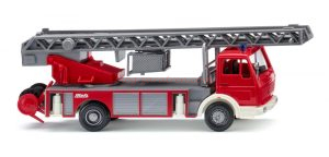 Wiking - Camión de bomberos con escalera giratoria Metz DLK 23-12 (MB), Escala H0, Ref: 061803