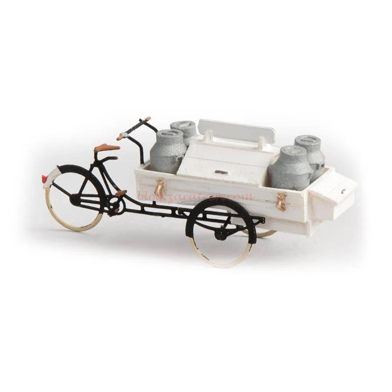 Artitec – Triciclo transportín lechero, montado y pintado, excelente calidad, Escala H0, Ref: 387.026