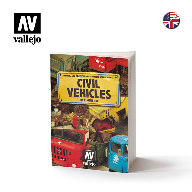Vallejo – Civil Vehicles ( EN INGLES ), Ref: 75.012