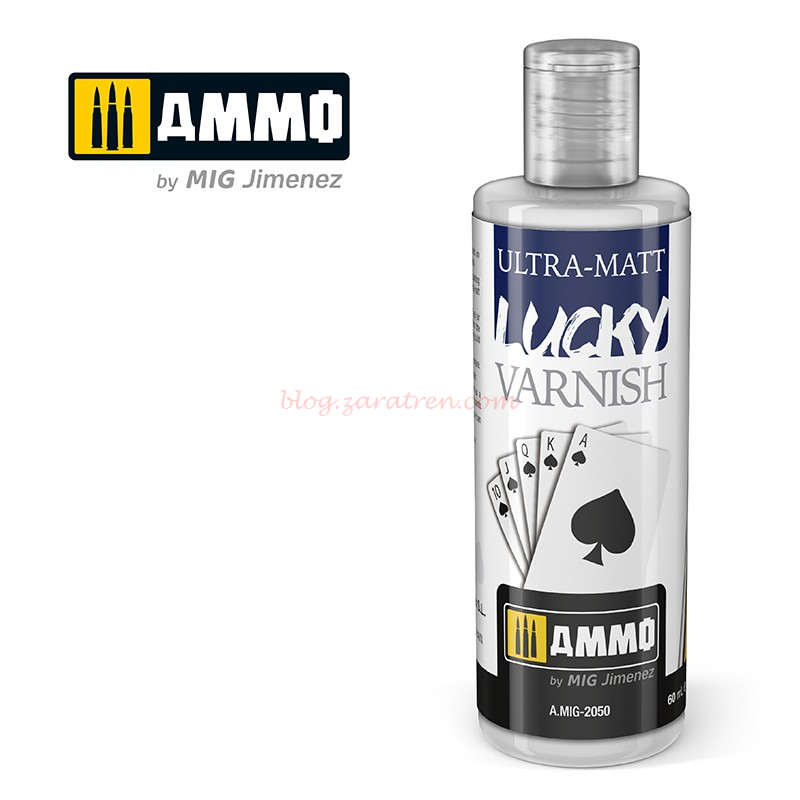 Ammo Mig jimenez – Barniz Ultra-Mate LUCKY VARNISH, 60 ml. Ref: A.MIG-2050