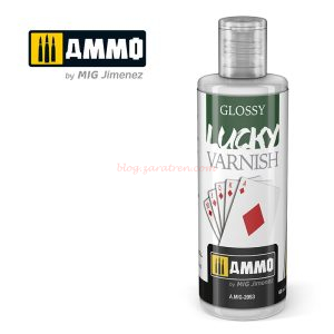 Ammo mig Jimenez - Barniz Brillante LUCKY VARNISH, 60 ml. Ref: A.MIG-2053